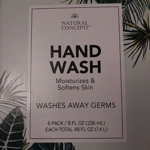 Natural Concepts Handwash 8 fl oz, 
6-pack NEW.